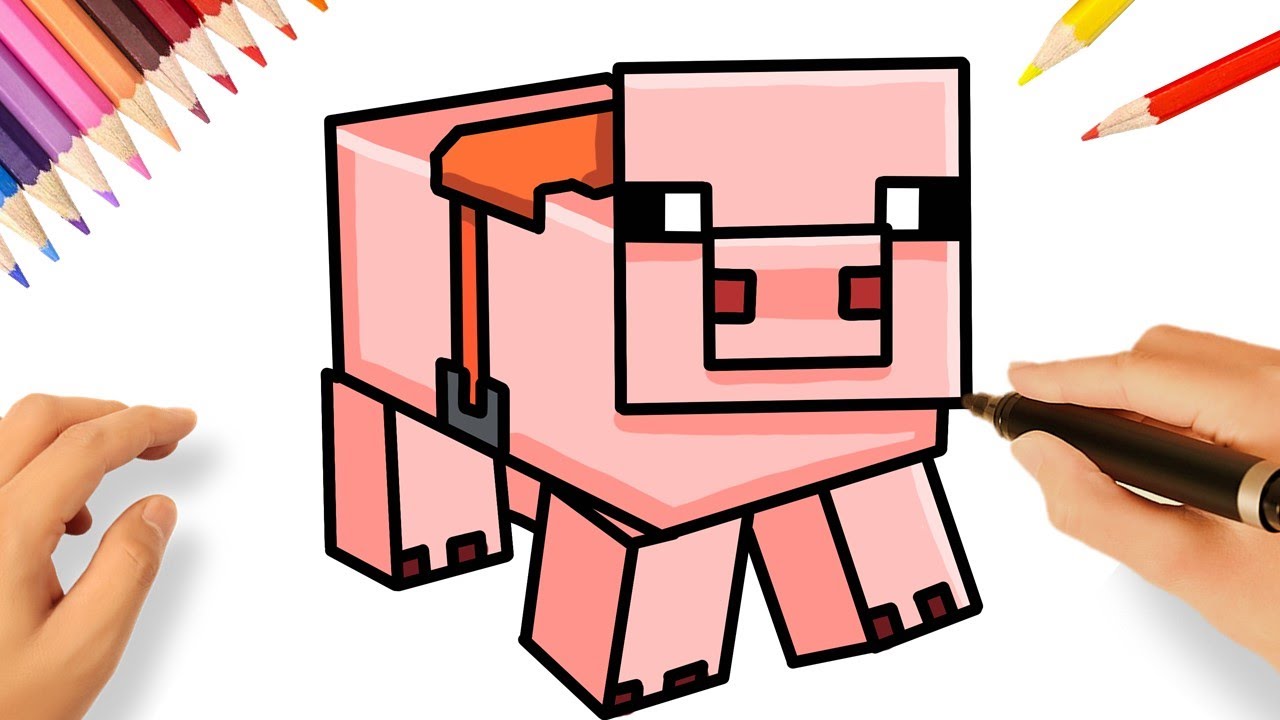 Desenho de Minecraft Lobo para colorir