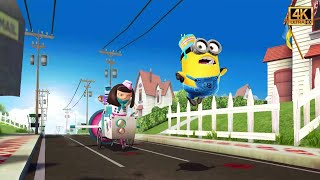 Minion Rush Boss Fight - Sweet Bob Vs Meena Boss Fight at Residential Area || PC 4K 60 FPS