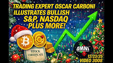 #tradingexpert  Oscar Carboni Illustrates Bullish S&P, #nasdaq  Plus More! 12/23/2025 Video #3008