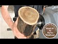 Woodturning - Laburnum Log Bowls