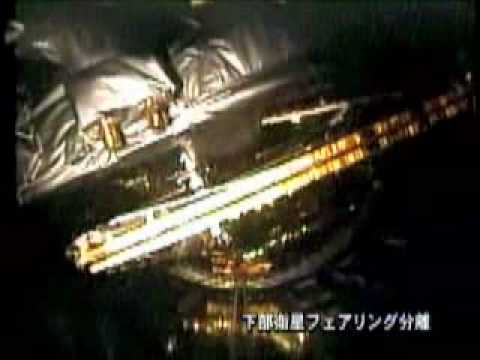 宇宙機分離変形シーン集 衛星「だいち」太陽電池パドル展開&「こだま」