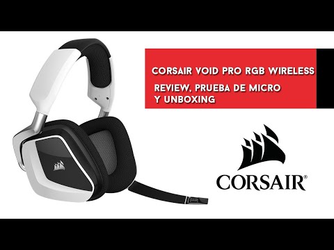 Corsair VOID Pro RGB Wireless, review, prueba de micro y unboxing en español