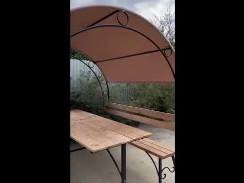 Биседка ПОДКОВА #мебельназаказ #дизайнмебели #беседки