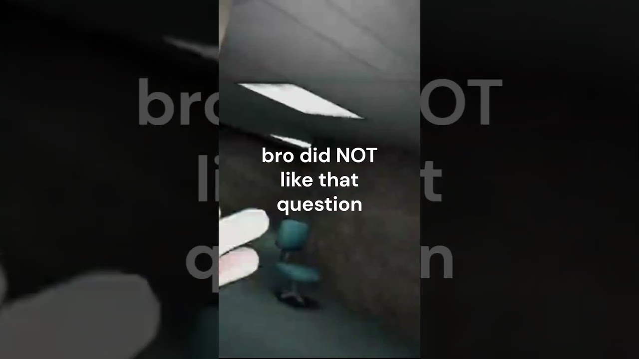 bro did NOT like that question 