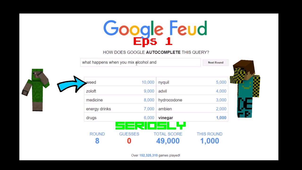 Google Feud! So Many Weird Answers! - YouTube