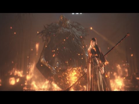 Dark Souls 3 Ashes of Ariandel: Sister Friede and Father Ariandel Boss Fight (4K 60fps)