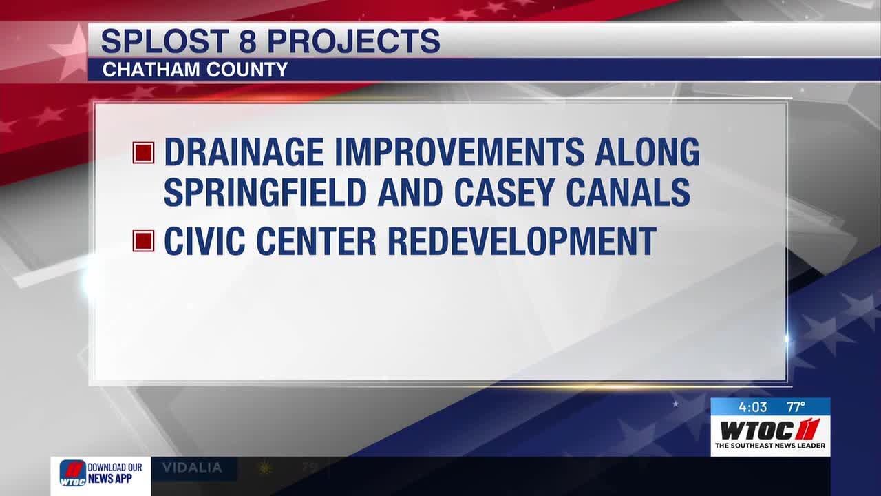 City of Savannah SPLOST breakdown and project list