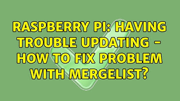 Raspberry Pi: Having trouble updating - how to fix problem with MergeList? (2 Solutions!!)