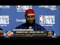 LeBron James & Anthony Davis Postgame Interview | Los Angeles Lakers lose to Denver Nuggets 108-103