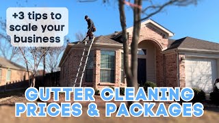 How I Price Gutter Cleaning Jobs for Maximum Profit (Real Example!)
