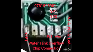 Water Tank Full Overflow Alarm Indicator IC Chip Circuit Wiring Connection Diagram Bell Buzzer