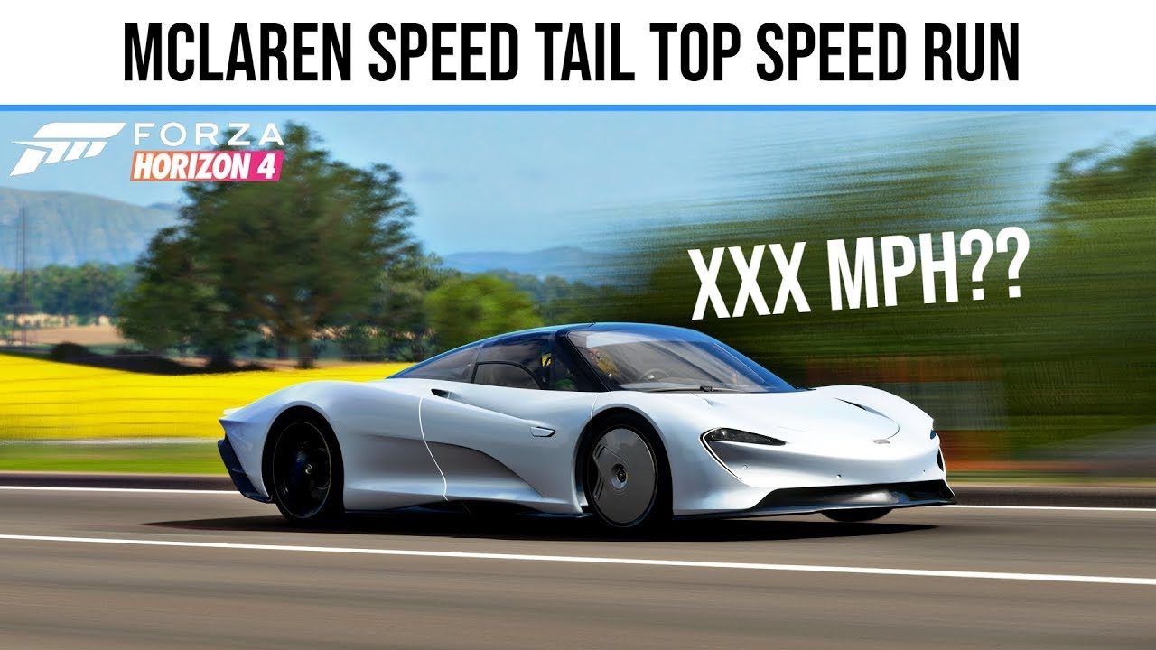 McLaren Speedtail Looks Amazing In Forza Horizon 4