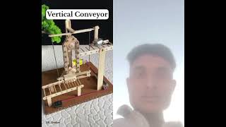 Vertical Conveyor Mechanism Demo Model#shortvideo #cad #motor#dcmotorproject#tech #youtubeshorts