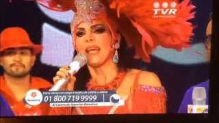 Maribel Guardia "La Pollera Colorada" Rumba y Pasión Teleton 2014