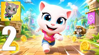 ✨ Talking Tom Time Rush - Angela's Epic Adventure - Chase the Rakoonz! (Gameplay Walkthrough)