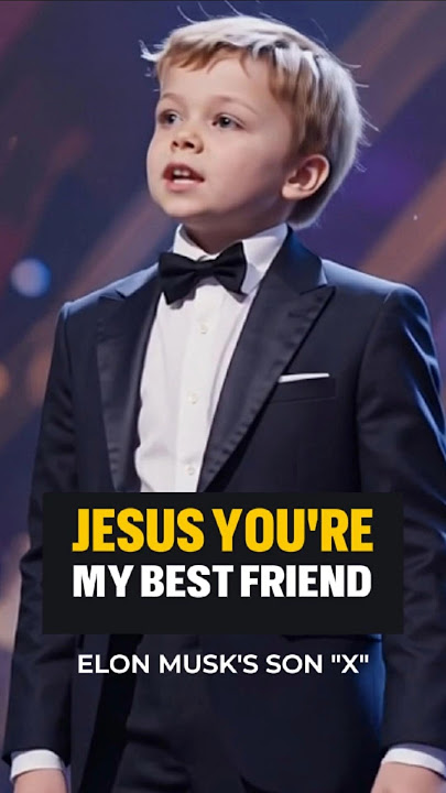 Elon Musk's Son Sings: 'JESUS You're My Best Friend' #shorts  #elonmuskson #elonmusk