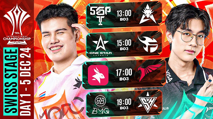 เปิดศึกการแข่งขัน RoV นานาชาติ AIC 2024 รอบ Swiss Stage วันที่ 1