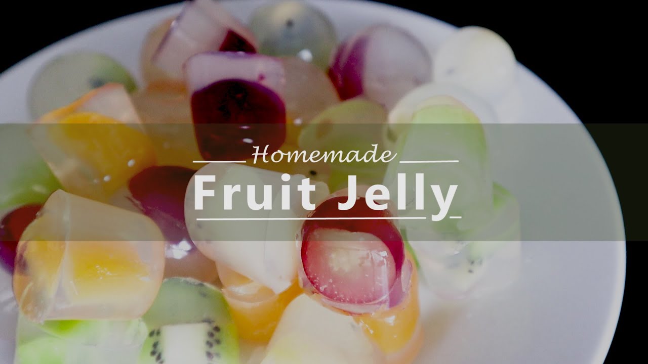 Easy Fruit Jelly (vegan/ no cooking) _Ep.8 
