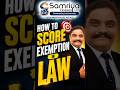 Why Students Fail in CA Law ⚖️ | VPS Sir Strategy for Exemption 🔥 #cainter #lawclasses #shorts