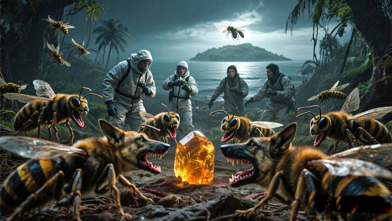 【Full】科研队勇闯死亡岛取走狂蜂琥珀，嗜血毒蜂、凶残野狗疯狂报复人类！【杀人蜂入侵 Killer Bee Invasion】| 惊悚/灾难 | 经典大本营