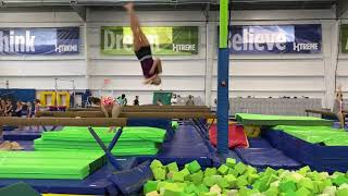 Carley Scott: Beam- Round off 2 1/2 Dismount