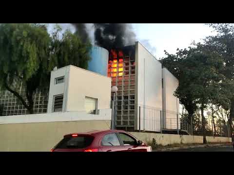 Incêndio no prédio do Fórum de Mogi Guaçu