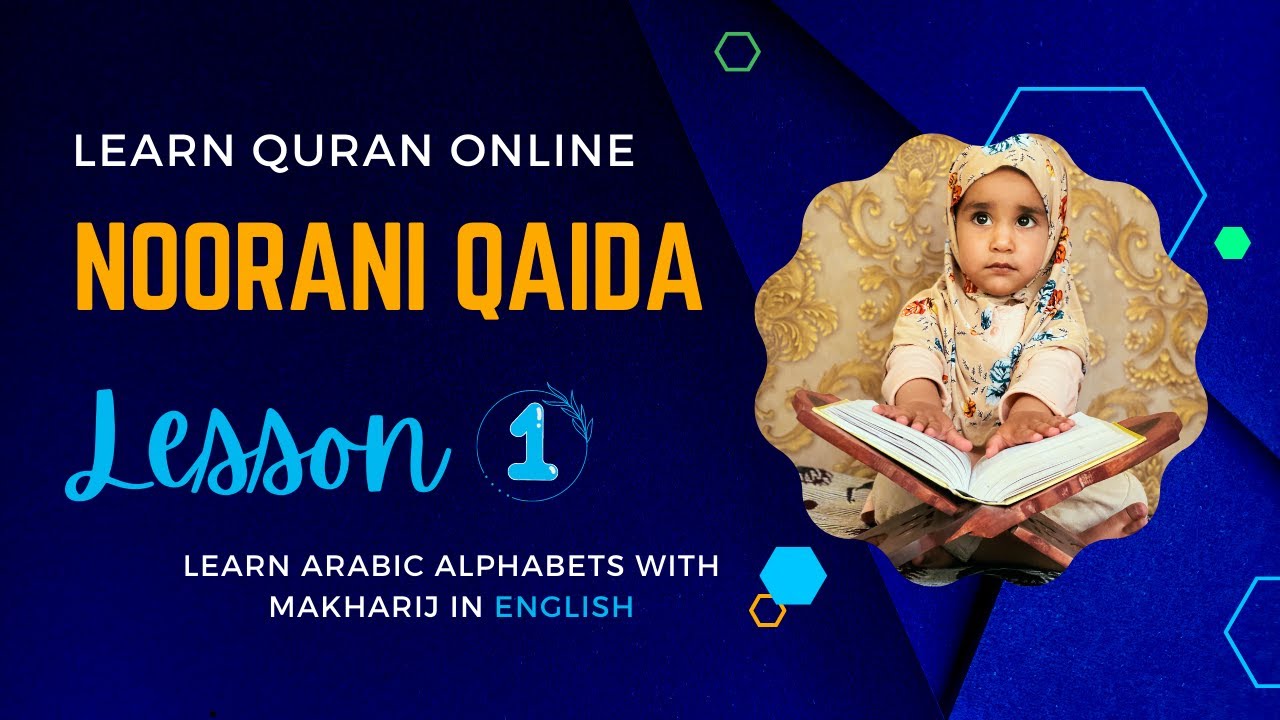 Noorani Qaida  lesson # 1 in English