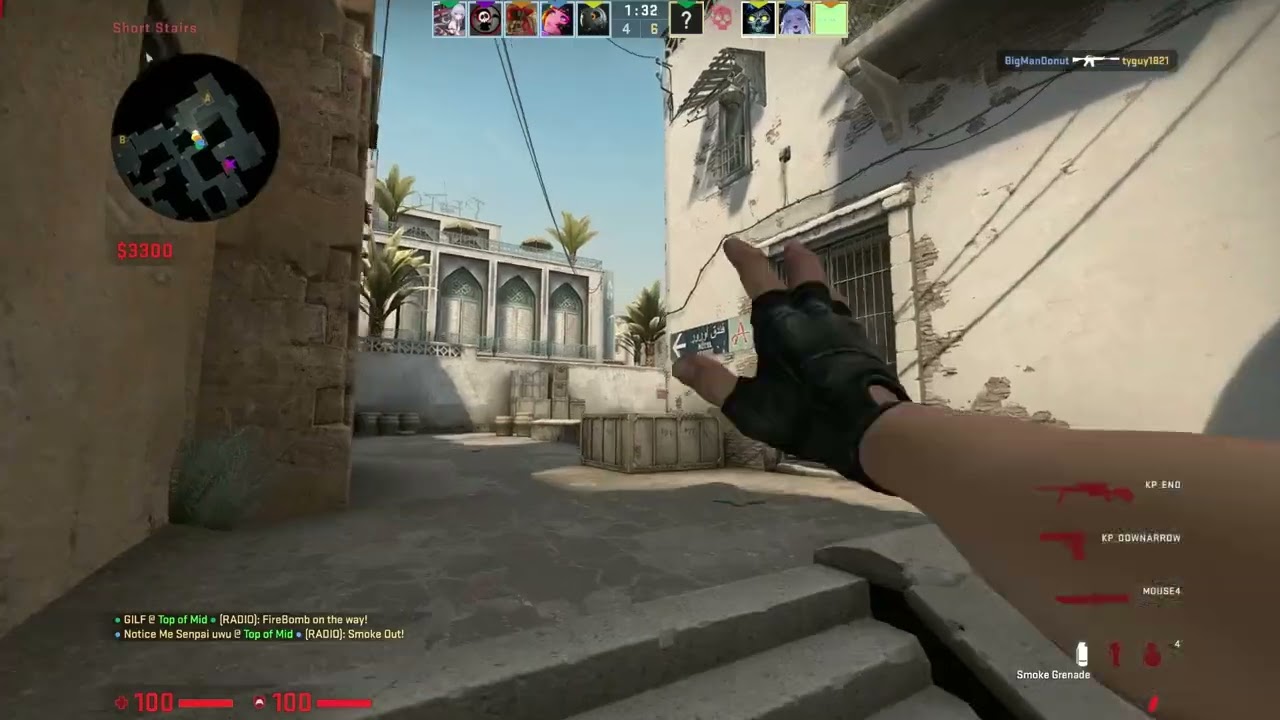 Bomb fail plus triple head CSGO