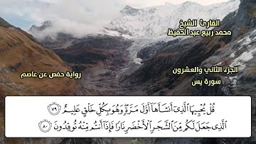 القارئ الشيخ محمد ربيع عبد الحفيظ وما تيسر من سورة يس 2