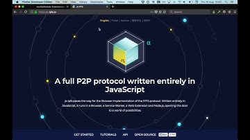 libdweb and JS IPFS in webextension with MDNS discovery and TCP transport