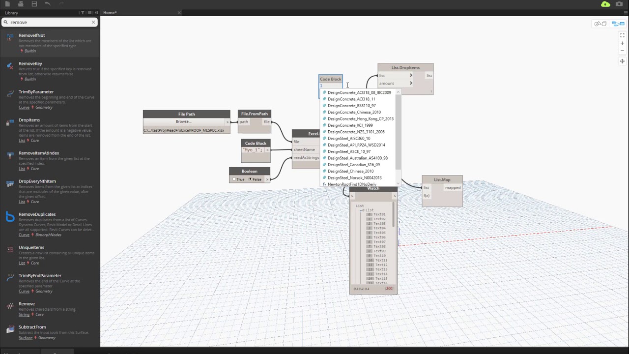 Exchange Info from Excel to Revit thru Dynamo - YouTube
