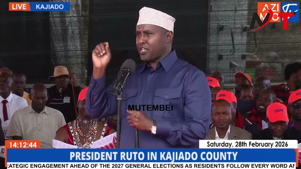 JUNET BREAKS PROTOCAL WITH HARD-HITTING SPEECH INFRONT OF PRES RUTO!!