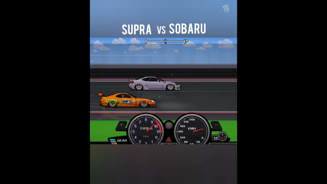 Supra drag race.😳😵. 