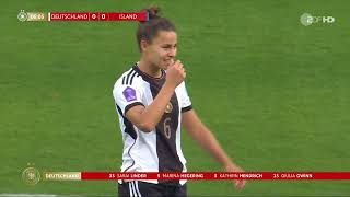 Germany v Iceland - UEFA Women's Nations League Full Match