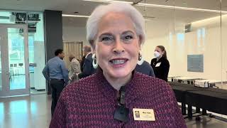 Mary Huss at SEIC Dedication Ceremony in SFSU - interview by Ding Ding TV