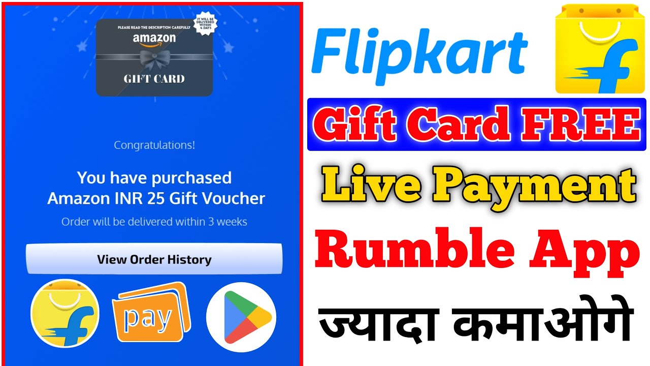 Amazon Gift Card Earning App Flipkart Gift Card Earning Apps New
