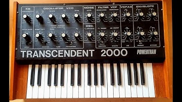 Powertran Transcendent 2000 ***Speaker Damage Warning - Savage Self-Oscillating Filter!***