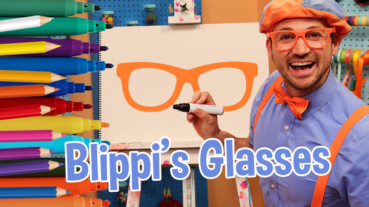 How To Draw Blippi's Glasses???Blippi! Fun To Draw Kids Art YouTube
