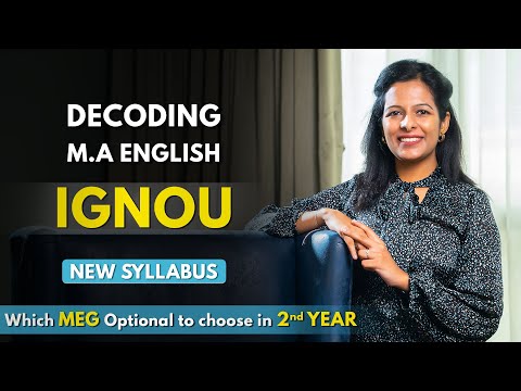 IGNOU M.A English Latest Syllabus | Which MEG Optional to choose in 2nd Year