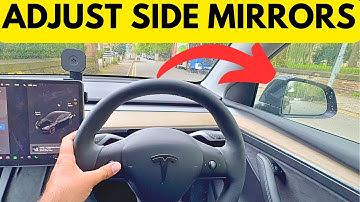[EASY TUTORIAL] HOW TO ADJUST YOUR SIDE MIRRORS IN YOUR TESLA MODEL Y PERFORMANCE 2023