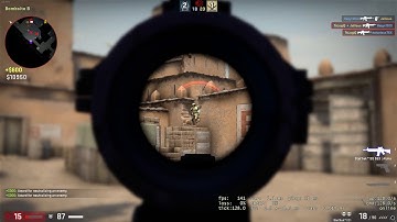 Baiting my teammates or the ultimate trigger discipline? CS:GO 1vs4 Clutch