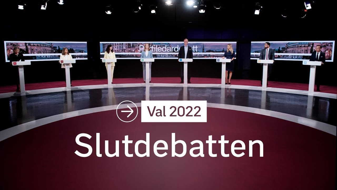 Val 2022: Slutdebatten (SVT 2022.09.09)