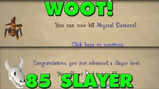W000T Dem Whip Drops! 85 slayer On 07Scape!