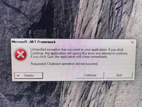 Fix Microsoft Net Framework