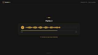 Dictée de préparation — CAP Français — Texte du quotidien