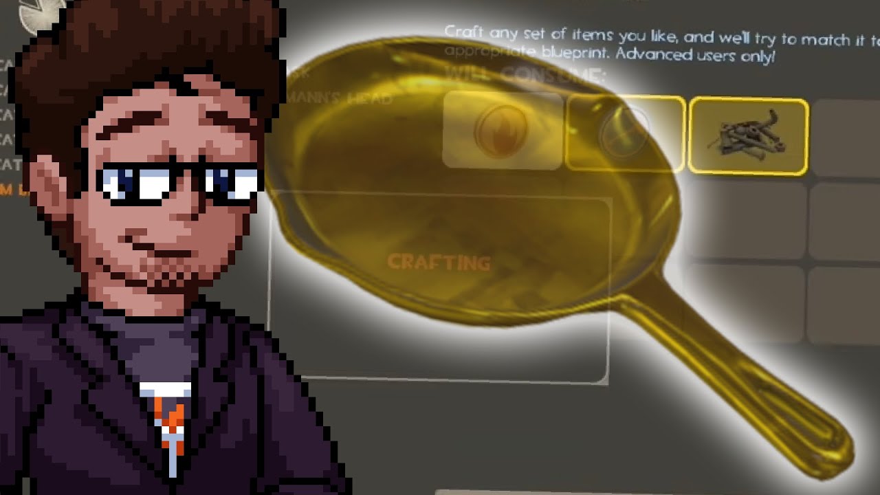 TF2: crafting a Golden Frying Pan
