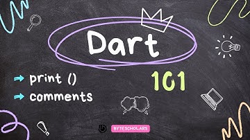 Dart: Print - Comment | Dart Programming Language Tutorial for Beginners how to print and comment