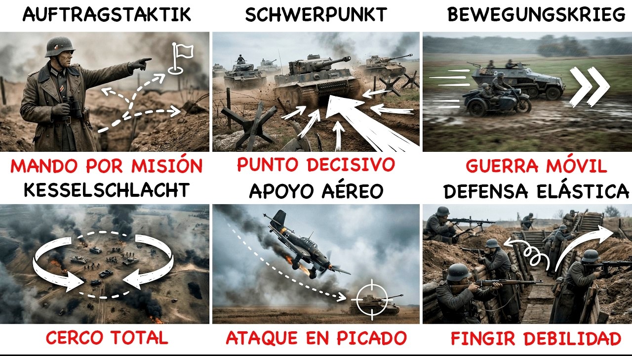 Todas Las TÁCTICAS Del Ejército Alemán En La Segunda Guerra Mundial EXPLICADAS