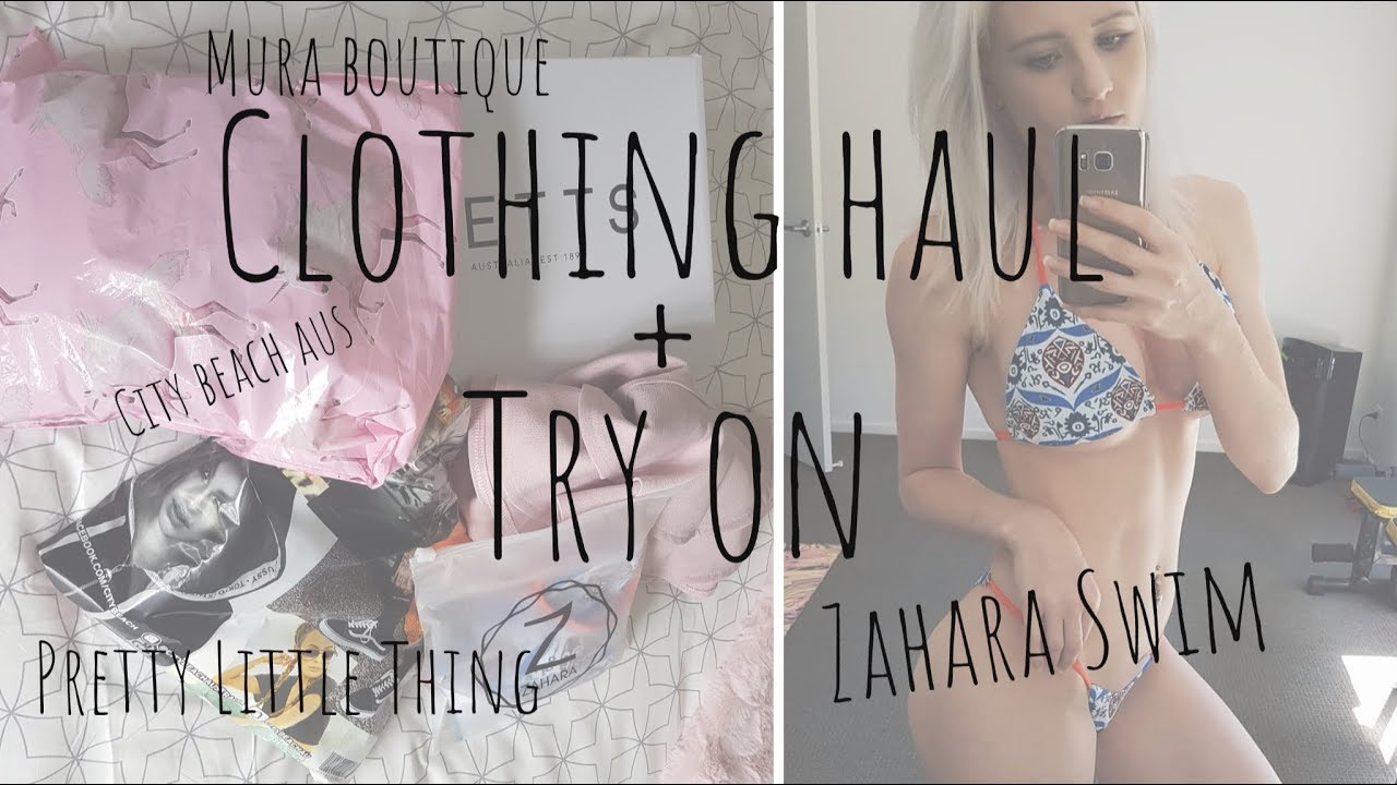 Clothing haul + try on YouTube