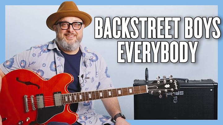 Everybody (Backstreet's Back) Guitar version - Guitar performance video thumbnail